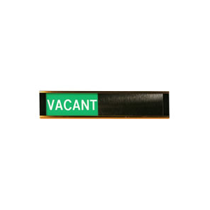 Slider Sign: Vacant - In Use